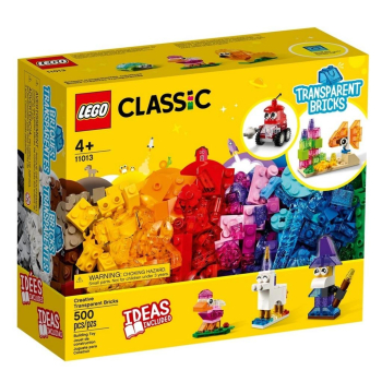 LEGO(R) CLASSIC 11013 Kreatywne przezroczyste klocki